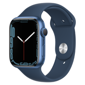 Apple Watch Series 7 45mm - Blauw Aluminium Blauw Sportband