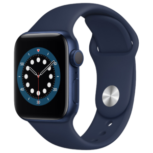 Apple Watch Series 6 40mm - Blauw Aluminium Blauw Sportband